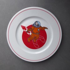 ASSIETTE en porcelaine TINTIN