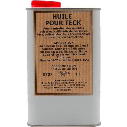 Huile teck 0707 - huile,