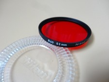 Nikon Lens Filter red rouge R60 52mm From Japan