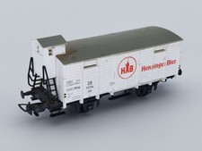 HO LILIPUT  FOURGON   COUVERT A ESSIEUX " HENNINGER BIER"  DB 113 214