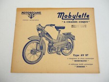 Motobecane Mobylets AV AU 87 Spare Parts List Pieces Detaches