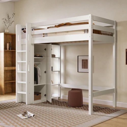 Lit simple mezzanine 90x200cm - lit,