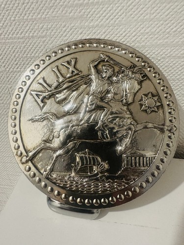 Medallon alix metal argenté - metal,