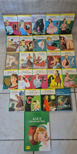 Lot livres alice caroline - lot,