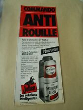 ADVERTISEMENT 1982 Commando Anti Rouille OT'Rouille