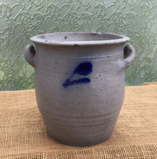 ANCIEN POT GRES D'ALSACE Betschdorf ANSES POT A SEL déco-18 cms