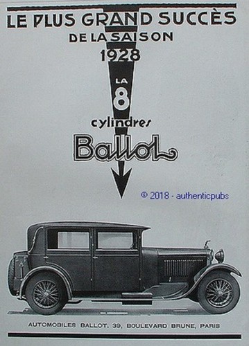 Publicite ballot automobile - publicite,