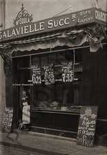 Antique trade photo Toulouse Boucherie Charcuterie Meat print repro 1920