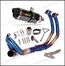 For Yamaha MT-07 FZ07 Exhaust Pipe Slip-on 51mm Muffler System Front Link Pipe