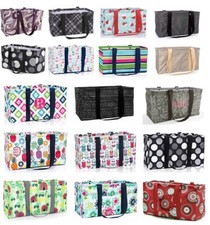 Thirty One Medium & Large Utility tote Beach Laundry Basket Storage Bag 31 Gift