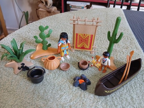 Western playmobil campement - western,