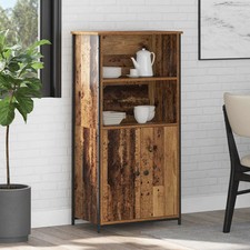 Buffet Haut Armoire de Rangement Meuble de Salon Bois d'Ingénierie vidaXL