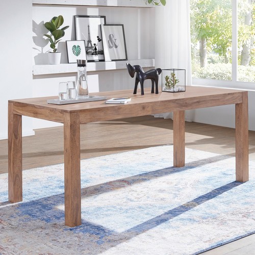 Finebuy table solide - solide, 120