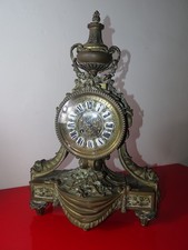 Bronze clock by G.Philippe for Royal Palace, 1870. height: 53 cm