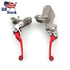 For CRF150/250R CRF450R 2007-2012 Brake Clutch Perch Master Cylinder Levers USA