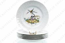 Six Seals Flat Plates by Bernardaud. Six dinner plates Sceaux Bernardaud