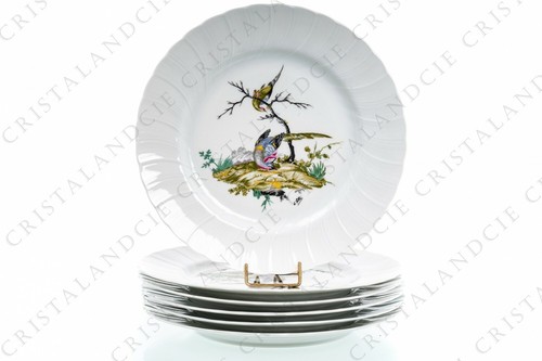 Six assiettes plates sceaux - assiettes,
