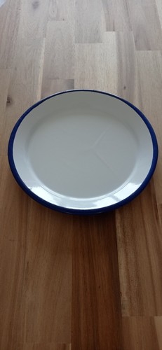 Assiette tôle émaillée - assiette,
