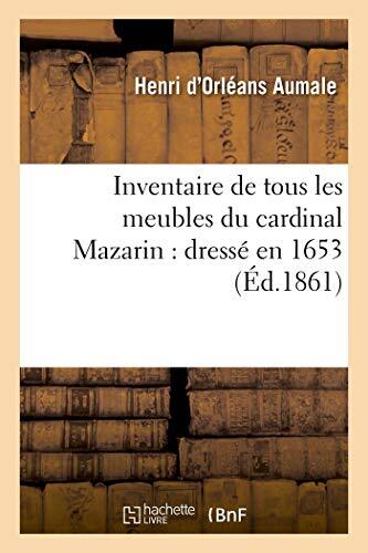 Inventaire tous les - tous, meubles