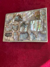 Vintage Abalone Alpaca Hinged