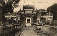 CPA AK VIETNAM INDOCHINA Saigon-La Pagoda de la Rue Pierre (336208)