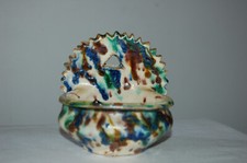 Porte savon ancien en terre