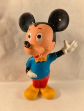 sympa  ancien pouet mickey 17,5 cm  1966 ( walt disney production  ) 2516