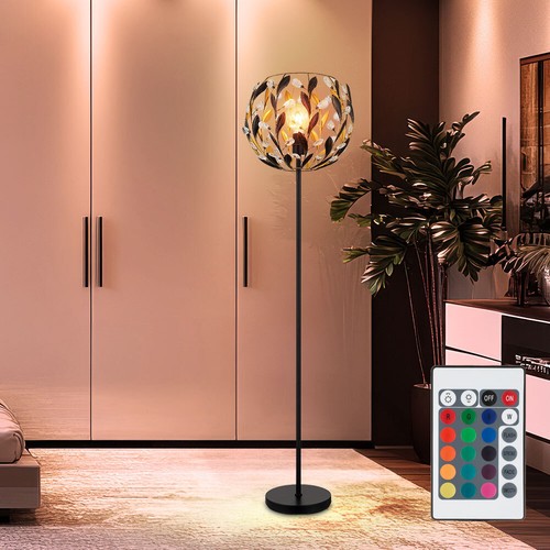 Lampe sur pied noir avec - noir,