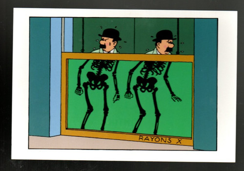 Carte postale hergé tintin - hergé.,