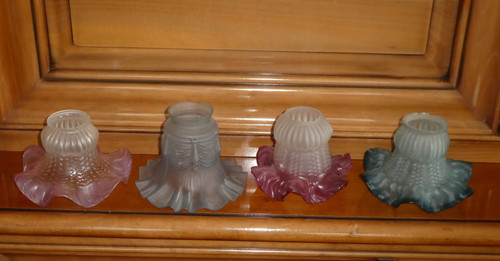 Tulipes ancienne verre - tulipes,