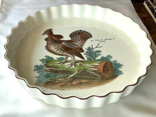 Grand plat tarte - plat, porcelaine