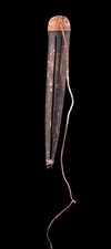 Guimbarde, Jaw harp, traditional instrument, papua new guinea oceanic art, 25 cm