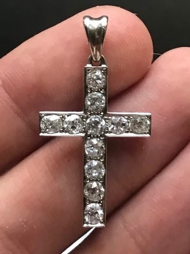Grande croix pendentif or - grande,