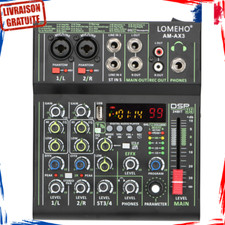 Table de Mixage 4 Canaux Audio