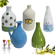 Bouteille Huile Terre Cuite