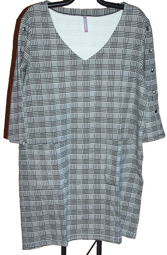 Robe maille milano imprimée