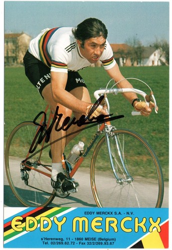 Eddy merckx hand signed - signed, photo