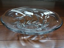 DAUM CROIX LORRAINE GROSSE COUPE CENTRE MILIEU DE TABLE EN CRISTAL 4,68 kg