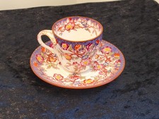 JOLIE TASSE A CAFE EN PORCELAINE DE SARREGUEMINES MINTON