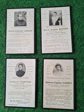 4 Images Mortuaires - Le