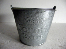 SEAU METAL ZINC ICE BUCKET