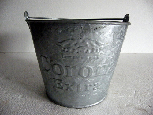 Seau metal zinc ice - zinc,