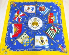 VINTAGE WOMEN'S 100% PURE SILK SILK SILK SILK SCARF (1397) 86cm x 90cm