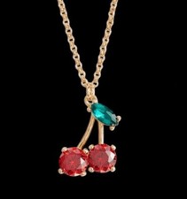 Kate Spade-Collier avec des cerises-