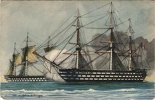 CPA AK Vaisseaux - Combat a l'Embossage SHIPS (1204180)