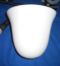 1 one LARGE ART DECO TULIP LAMP MAZDA GLASS TRIPLEX 25X25 CM HOLE 40m