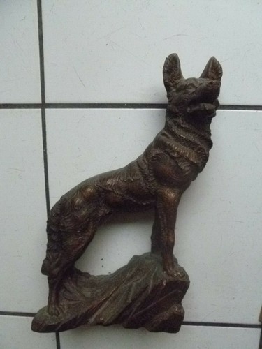 Rintintin statue en platre - rintintin,