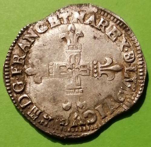 Louis xiii quart écu - , d'écu