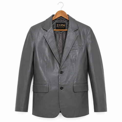 Blazer homme gris cuir - homme,