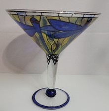 martini glass vase vintage